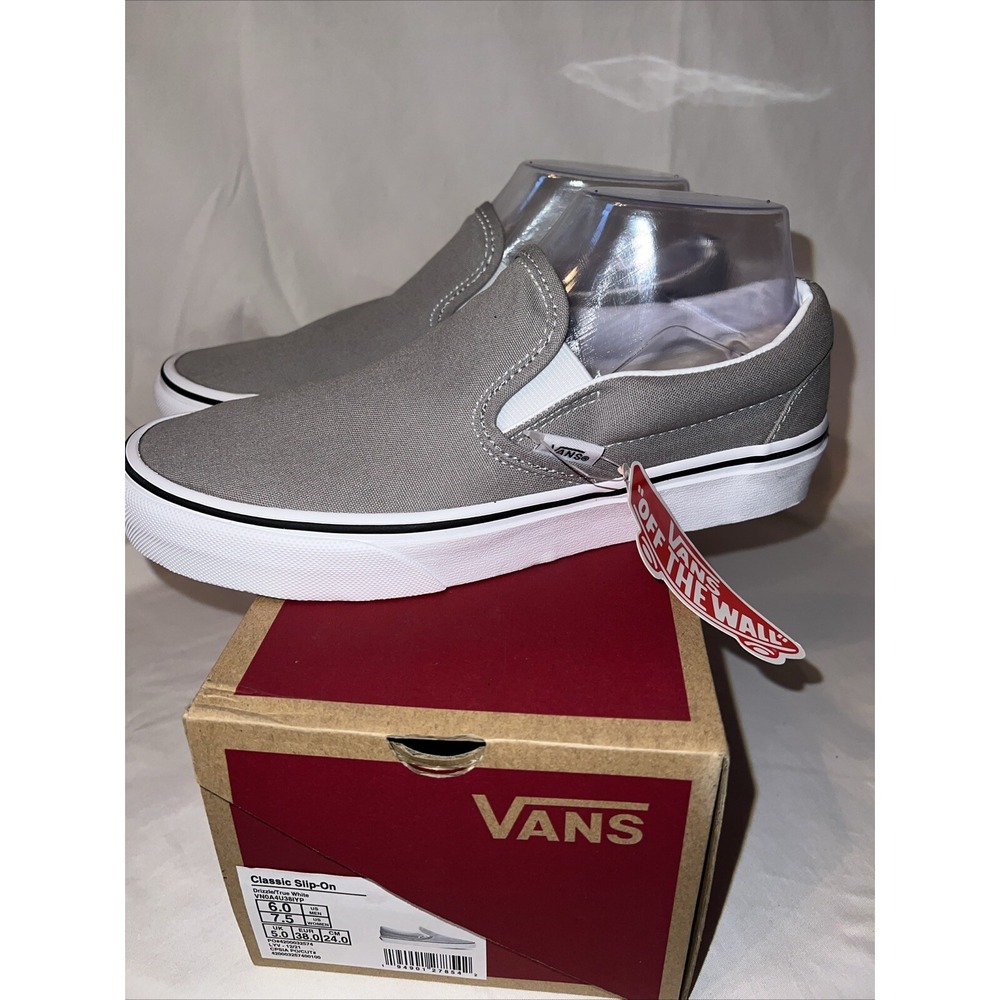 Vans Gray Slip-On Sneakers
